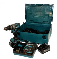 Makita Ex-Demo HP002GD201 40v Max XGT Brushless Combi Drill with 2 x 2.5Amp Batteries - HP002GD201-EXDSP